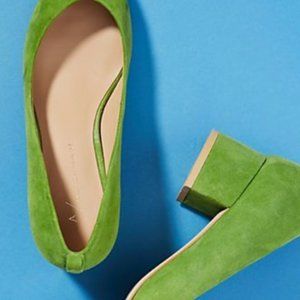 ANTHROPOLOGIE BEATRIZ BLOCK HEELS